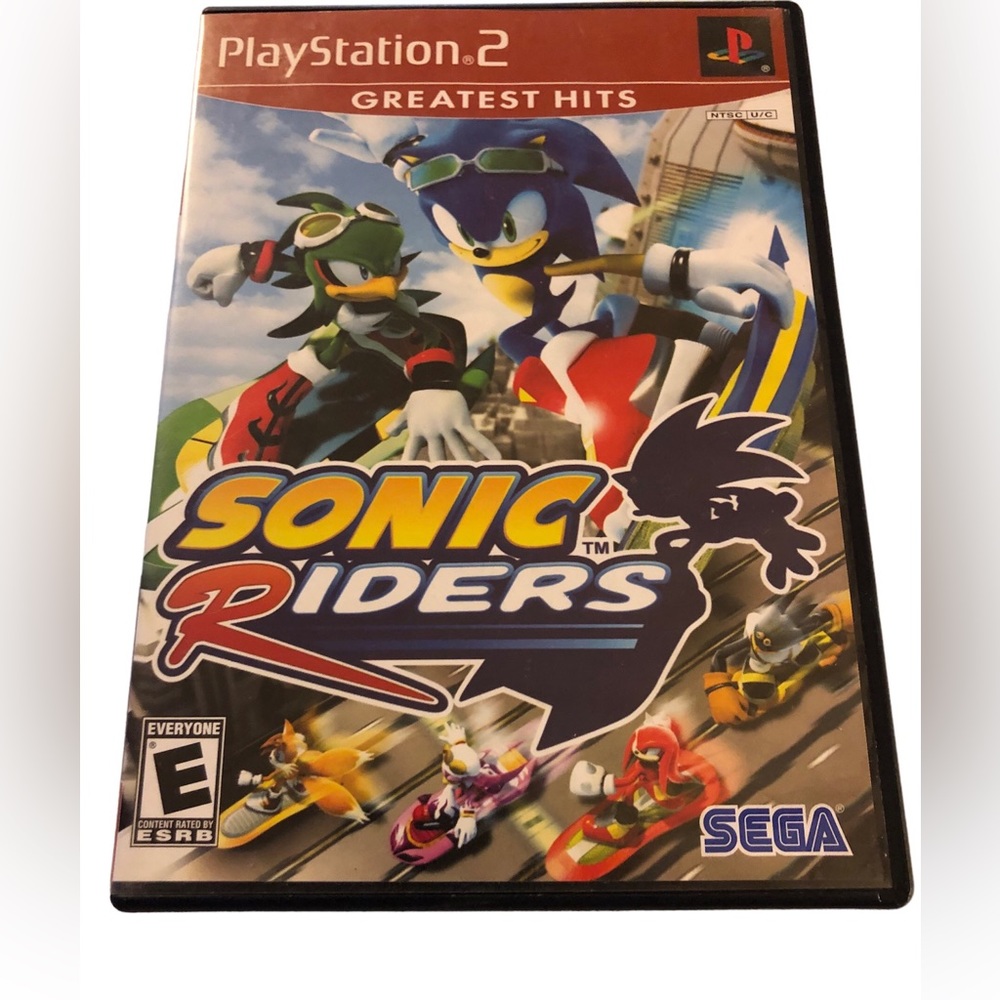 Sonic Riders (Sony PlayStation 2, 2006) Complete with Maunal, Tested